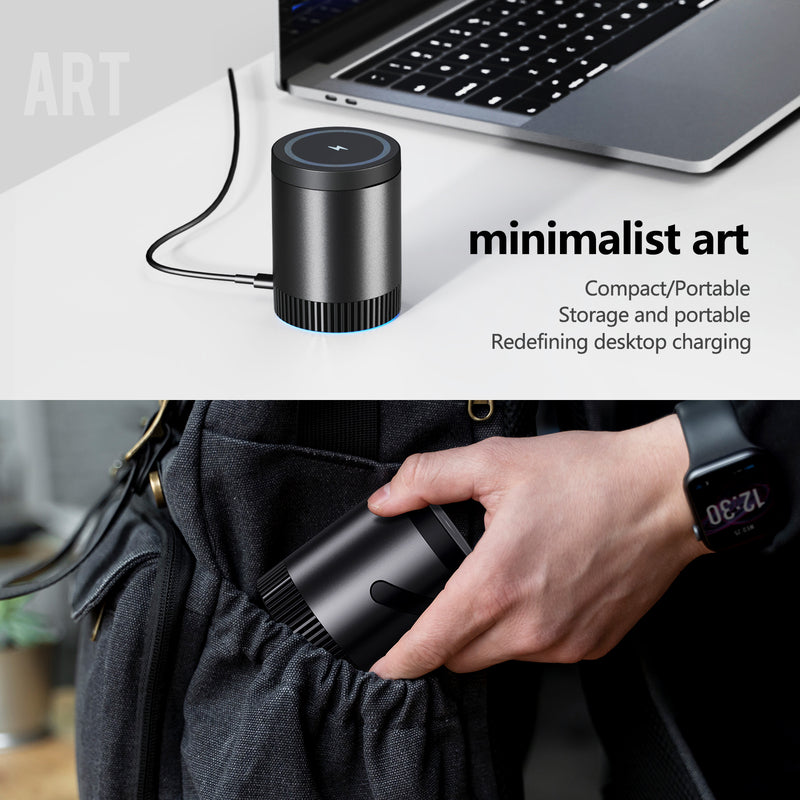 3 en 1 Magnetic Charger Station: Carga Rápida y Compacta para Tus Dispositivos Apple