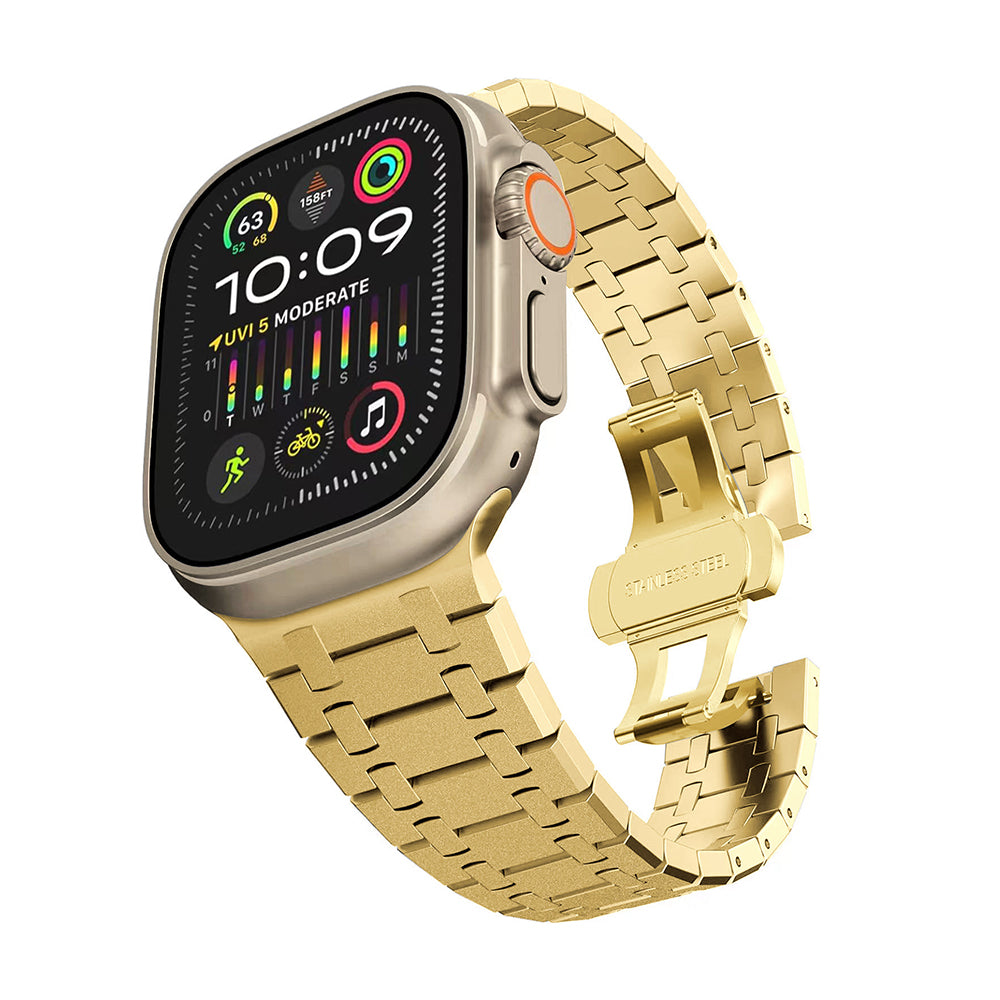 AP Stainless Steel Flashing Double Chain Band: Lujo y Distinción para tu Apple Watch