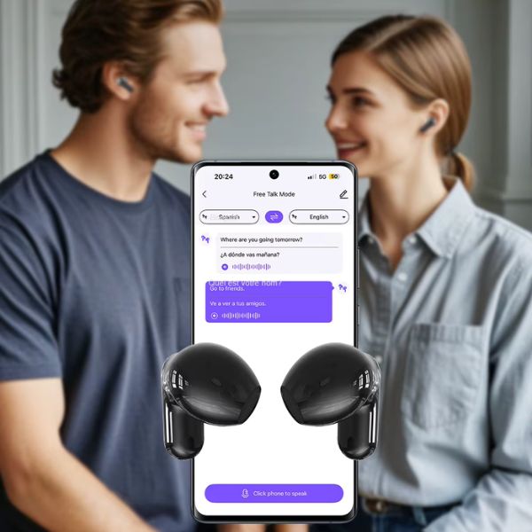 HTC NE20 – Auriculares con Traducción en Tiempo Real y Sonido Estéreo HD