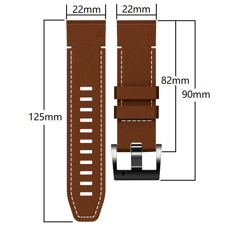 Garmin QuickFit Rubber With Leather Band: Elegancia Deportiva y Confort Superior