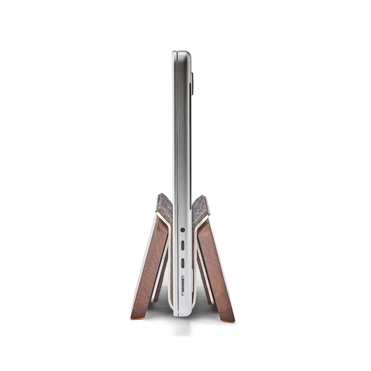 OakStand: Soporte Vertical de Madera Premium para Notebook | Minimalismo y Organización