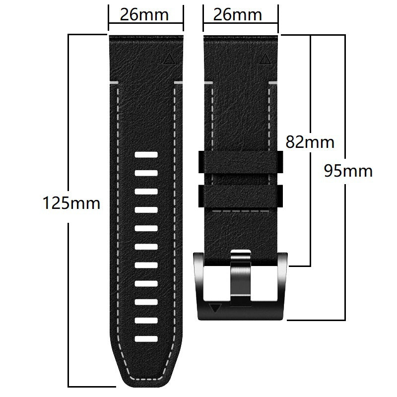 Garmin QuickFit Rubber With Leather Band: Elegancia Deportiva y Confort Superior