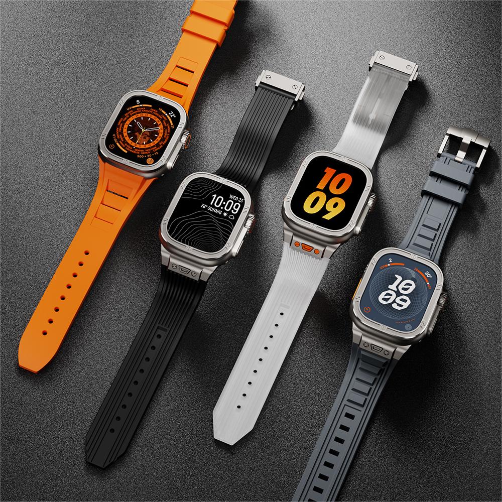 Immortal Steel Nail Protection Circle: Lujo y Protección para Apple Watch Ultra