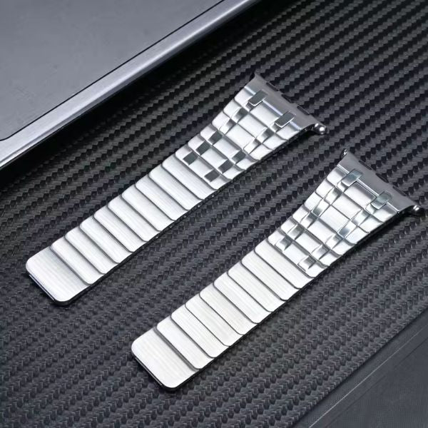 AP Frosted Stainless Steel Magnetic Band: Fuerza y Estilo para Apple Watch