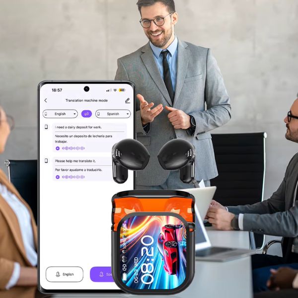 HTC NE20 – Auriculares con Traducción en Tiempo Real y Sonido Estéreo HD