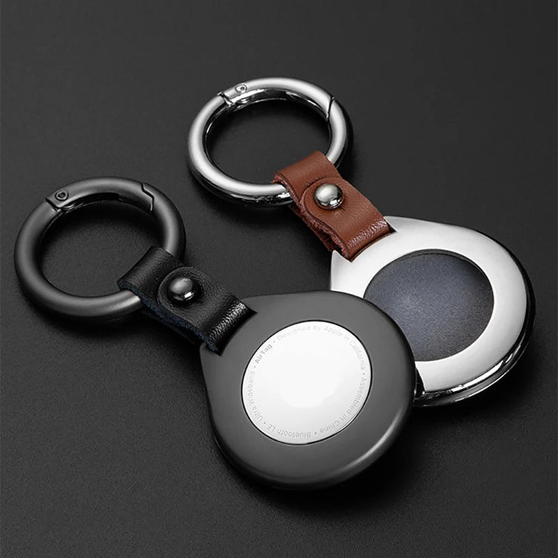 Funda Protectora AirTag Shield Ring: Llavero de Metal Resistente para Tu Rastreador