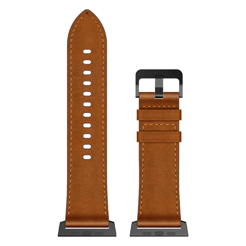 Wilderness Leather Band: Aventura y Estilo Rústico para tu Apple Watch