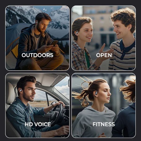 ERAZER XF32: Auriculares Inalámbricos OWS con Traducción IA y Audio Potente