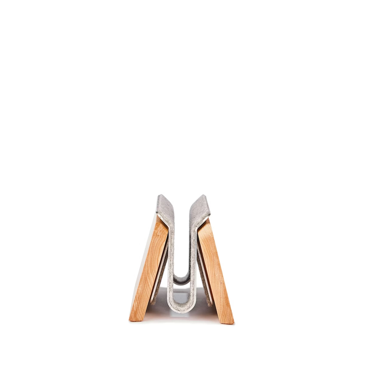 OakStand: Soporte Vertical de Madera Premium para Notebook | Minimalismo y Organización