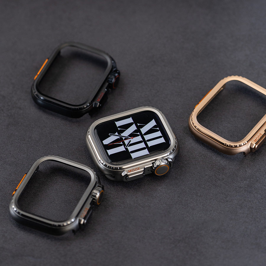 Caja de Aleación de Titanio Rugged para Apple Watch: Protección Extrema y Estilo Aventurero