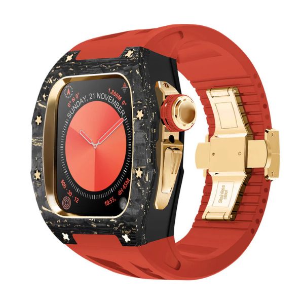 RM7013 Carbon Fiber Retrofit Kit: Estilo Vanguardista para Apple Watch S10