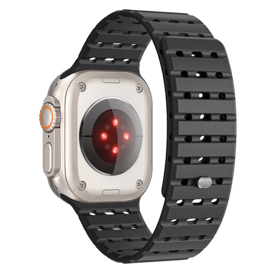 AW Silicone Band Pro: Pulsera Dual Magnética y de Hebilla para Apple Watch | Confort y Seguridad Extrema