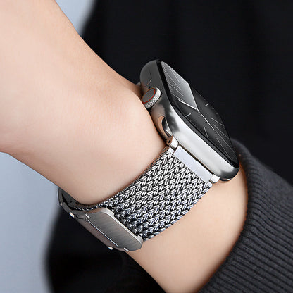 Braided Magnetic Band: Estilo Trenzado y Ajuste Seguro para Apple Watch