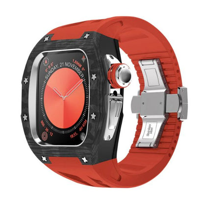 RM7013 Carbon Fiber Retrofit Kit: Estilo Vanguardista para Apple Watch S10