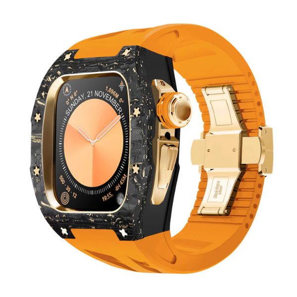 RM7013 Carbon Fiber Retrofit Kit: Estilo Vanguardista para Apple Watch S10