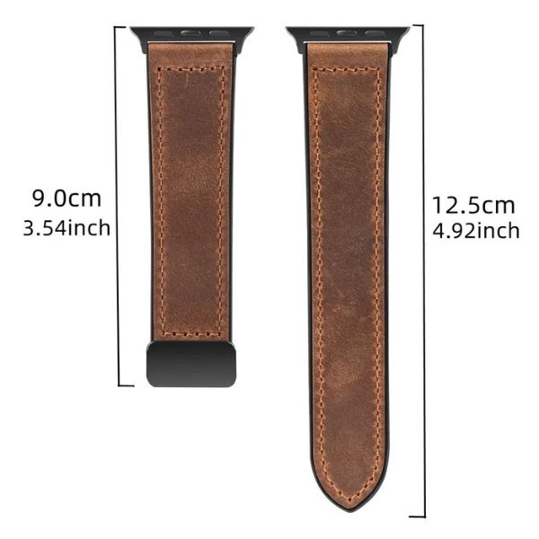Correa Magnética Urban Fit para Apple Watch: Cuero Genuino y Silicona – Estilo y Versatilidad
