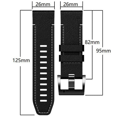 Garmin QuickFit Rubber With Leather Band: Elegancia Deportiva y Confort Superior