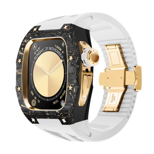 RM7013 Carbon Fiber Retrofit Kit: Estilo Vanguardista para Apple Watch S10