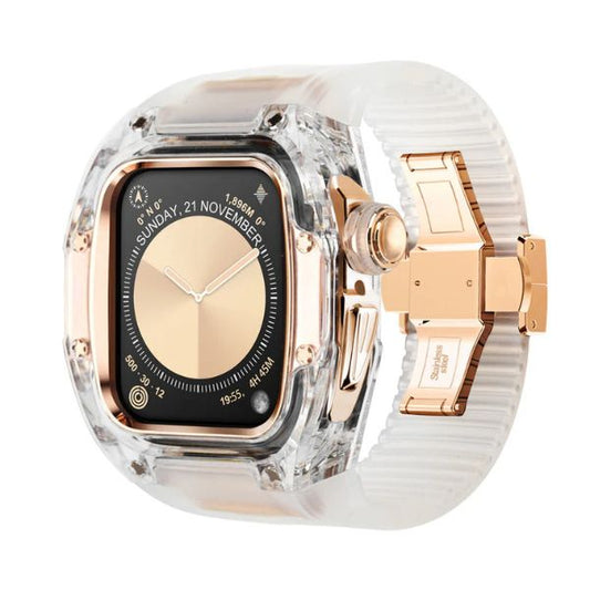 RM7013 Crystal Case Retrofit Kit: Transformación Premium para Apple Watch S10