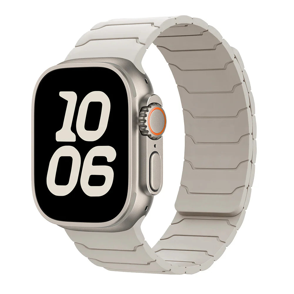 Fearless: Pulsera Magnética de Silicona para Apple Watch | Conforto e Segurança Imbatibles