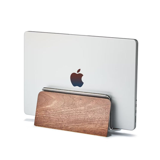 OakStand: Soporte Vertical de Madera Premium para Notebook | Minimalismo y Organización