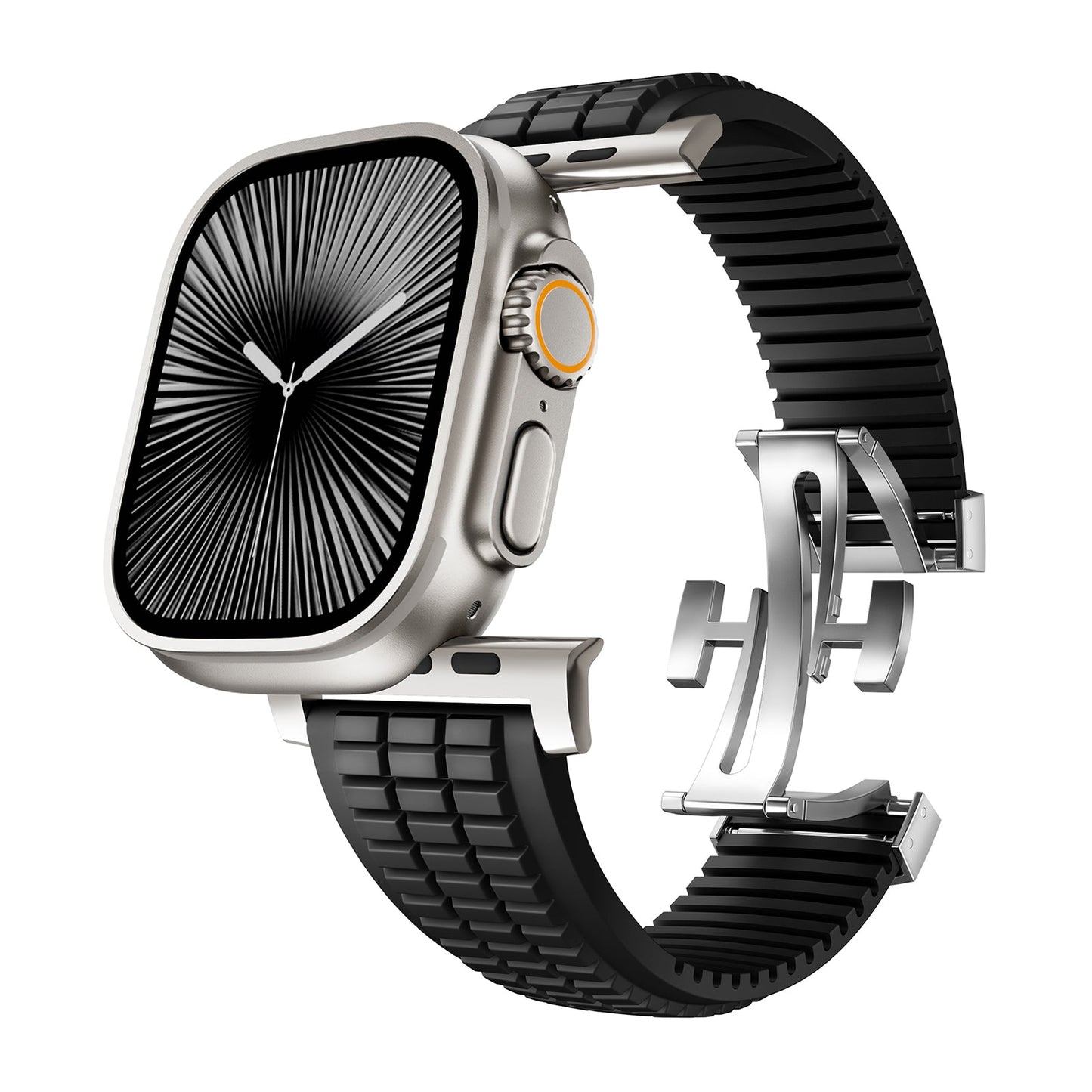 GR Modern Band Upgraded Version: Resistencia, Estilo Militar y Comodidad para Apple Watch