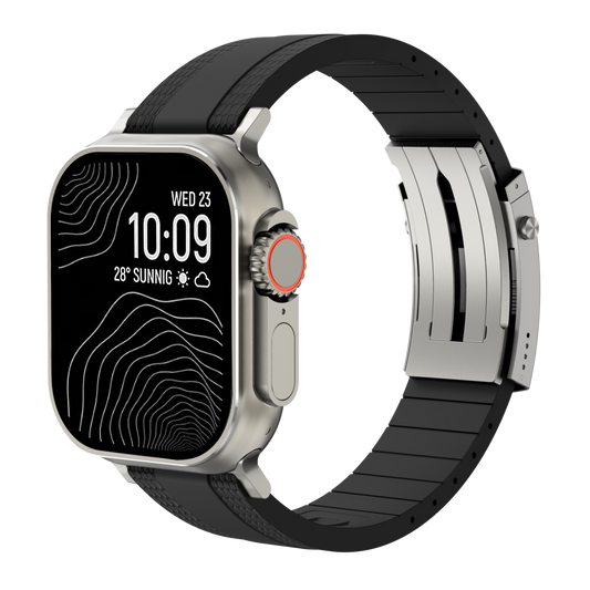 Ocean Luxe Band: Elegancia Marina y Durabilidad FKM para Apple Watch
