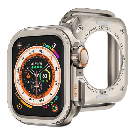 Caja de Aleación de Titanio Rugged para Apple Watch: Protección Extrema y Estilo Aventurero