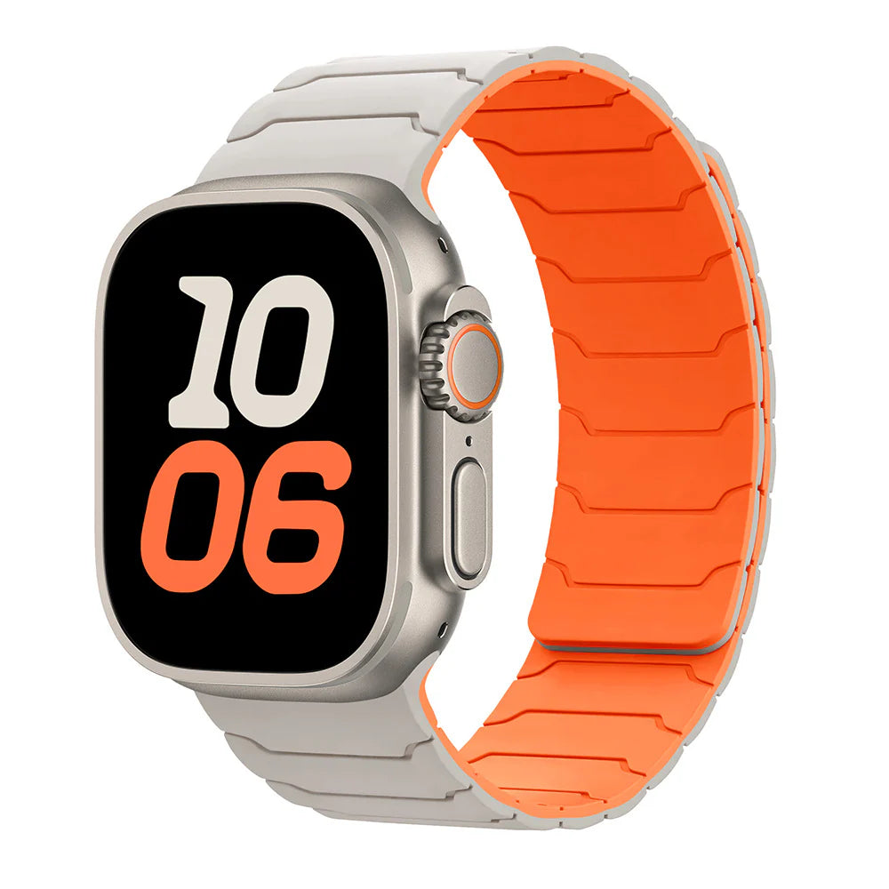 Fearless: Pulsera Magnética de Silicona para Apple Watch | Conforto e Segurança Imbatibles