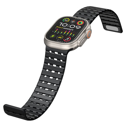 AW Silicone Band Pro: Pulsera Dual Magnética y de Hebilla para Apple Watch | Confort y Seguridad Extrema