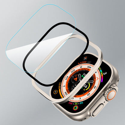 Protector de Pantalla de Titanio para Apple Watch Ultra 2/Ultra: Máxima Defensa y Estilo Aeronáutico