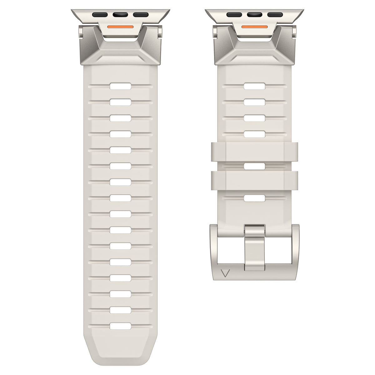 New Explorer Fluororubber & Leather Strap: Audacia y Estilo para Apple Watch