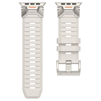 New Explorer Fluororubber & Leather Strap: Audacia y Estilo para Apple Watch