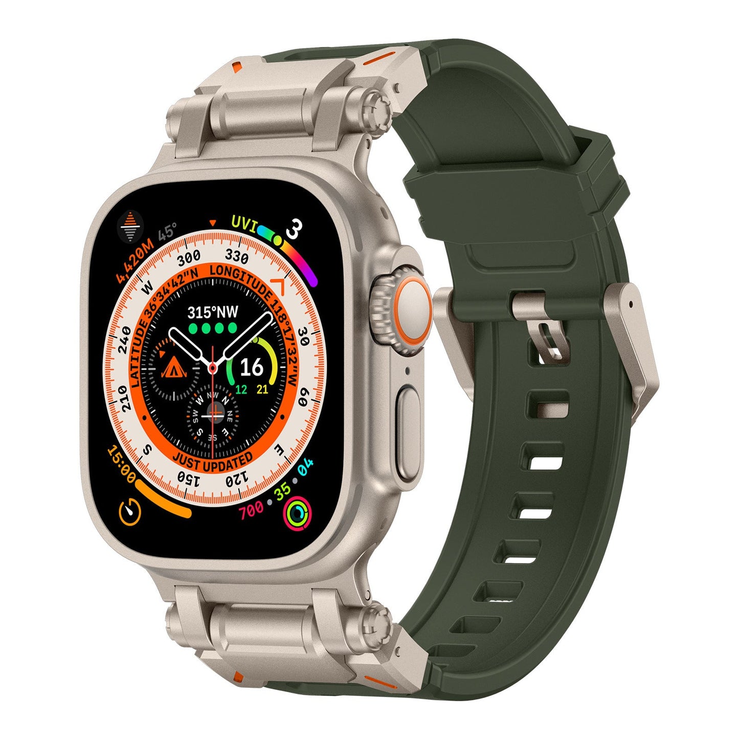 Explorer Silicone Band: Aventura y Resistencia para Tu Apple Watch
