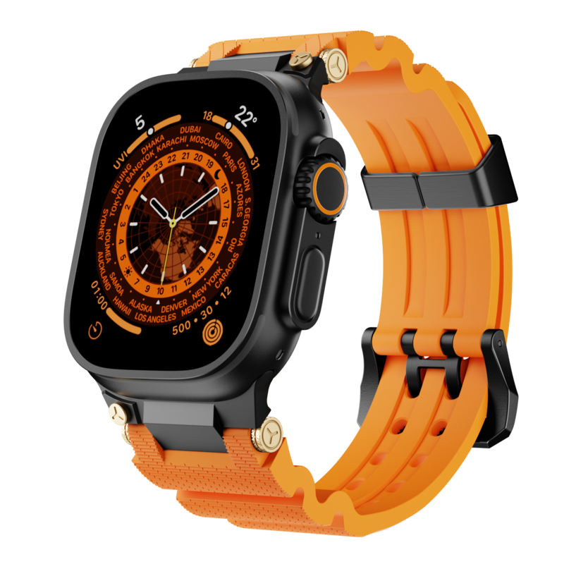 Dive Silicone Band: Comodidad Extrema y Estilo Subacuático para Apple Watch
