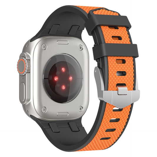 AP Dual Color Matching Silicone Band: Estilo Vibrante y Confort para Apple Watch