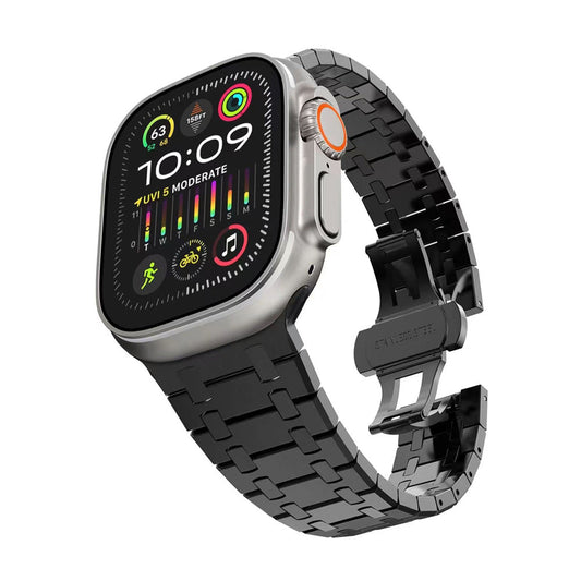 AP Stainless Steel Flashing Double Chain Band: Lujo y Distinción para tu Apple Watch